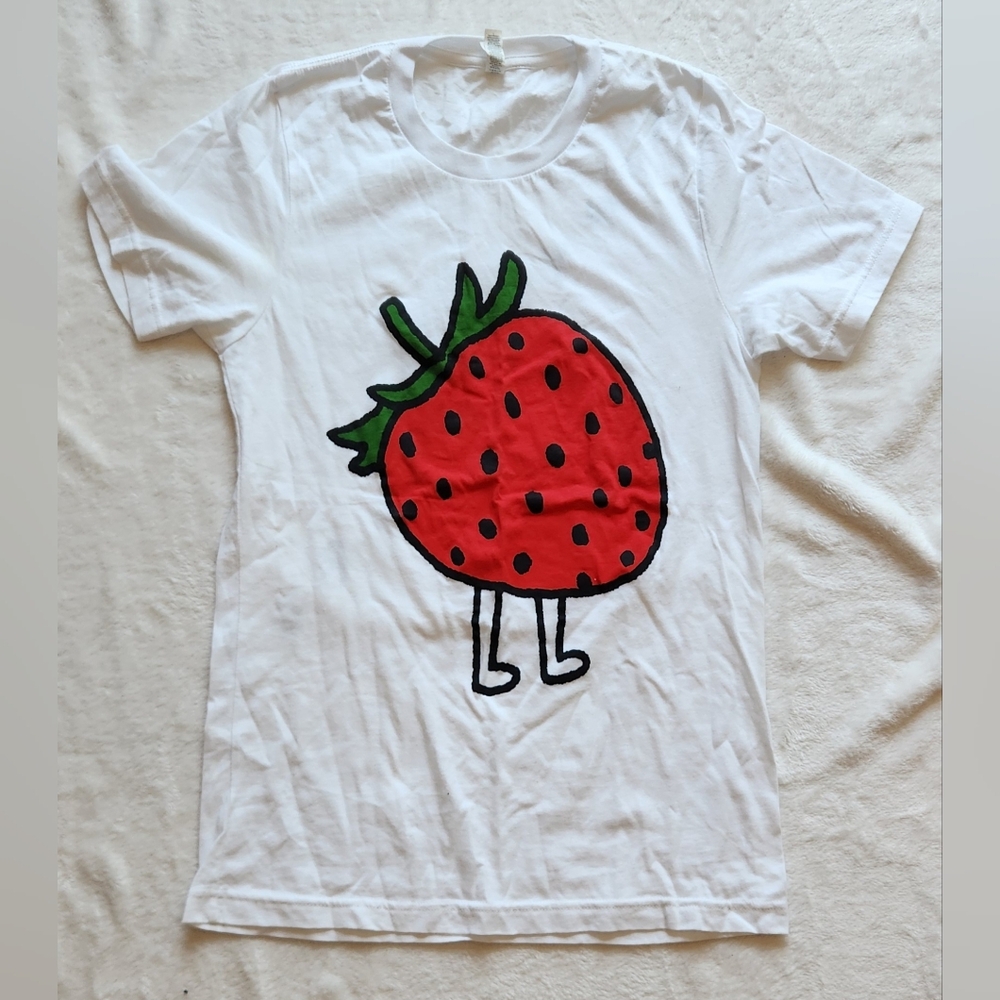 LIKE NEW Tiny Empire Bella Canvas Strawberry Short Sleeve Tee
